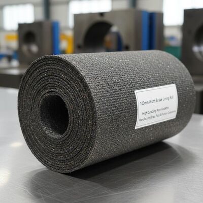 100mm Width Brake Lining Roll High Durability Non Asbestos Suitable for Manufacturing Brake Pads and Friction Components