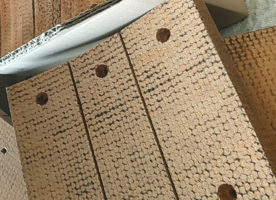 Oilfield Brake Blocks Oilfield Woven Brake Block Material for Pile Driver Drilling Rig