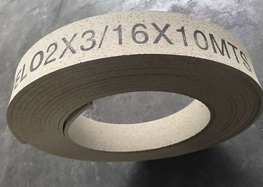 High Hardness Molded Brake Lining Roll , Synthetic Rubber Windlass Brake Lining