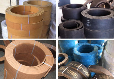 Wire Reinforced Resin Brake Friction Material With Brass Wire Dark Brake Lining Roll