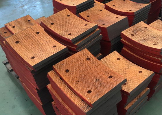 High Performan Woven Brake Blocks Brake Pads Friction Linings Woven Brake Lining
