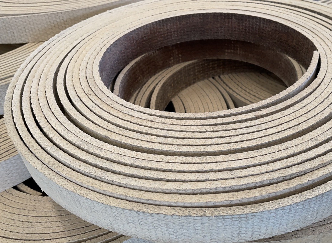 Woven Brake Lining Roll Surface Grind Woven Brake Lining with Brass ...